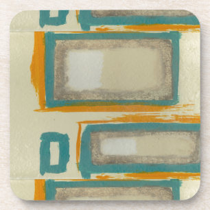 Abstract geïnspireerd door Zacht en Vet Rothko Onderzetter