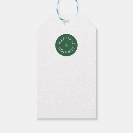 Abstract gejuich cadeaulabel (Achterkant)