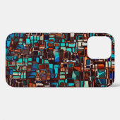 abstract gekleurd glas Case-Mate iPhone case (Achterkant (horizontaal))