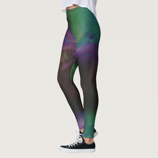 Abstract gekleurd leggings (Links)