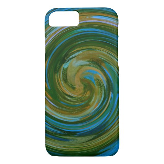 Abstract gekleurde Twist Art-achtergrond #24 Case-Mate iPhone Case (Achterkant)
