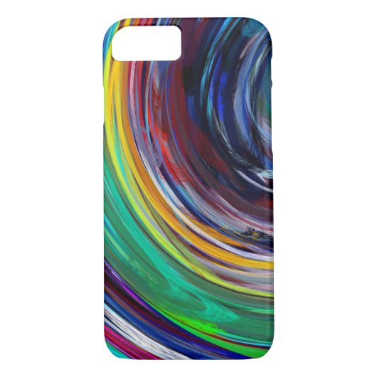Abstract gekleurde Twist Art-achtergrond #35 Case-Mate iPhone Case (Achterkant)