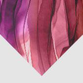 Abstract gelaagd Stropdas verven Paarse Rode Craft Tissuepapier (Detail)
