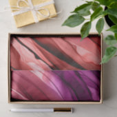 Abstract gelaagd Stropdas verven Paarse Rode Craft Tissuepapier (Geschenk)
