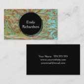 Abstract, gemengd Visitekaartje voor media-kunst (Voorkant / Achterkant)