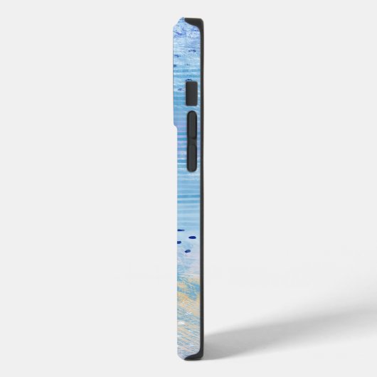 Abstract Gemengde Media Blauw Turquoise Geel Case-Mate iPhone Case (Achterkant / Links)