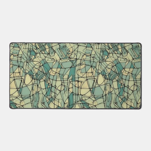 Abstract Geometric Aquatic Network Bureaumat (Voorkant)