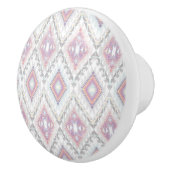 Abstract Geometric Aztec Pattern Keramische Knop (Rechts)