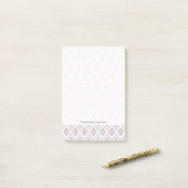 Abstract Geometric Aztec Pattern Post-it® Notes (Op bureau)