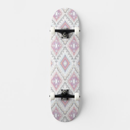 Abstract Geometric Aztec Pattern Skateboard (Voorkant)