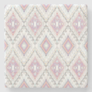 Abstract Geometric Aztec Pattern Stenen Onderzetter