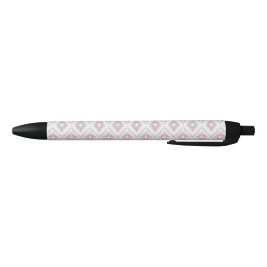 Abstract Geometric Aztec Pattern Zwarte Inkt Pen (Bodem)