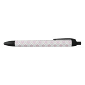 Abstract Geometric Aztec Pattern Zwarte Inkt Pen (Bovenkant)