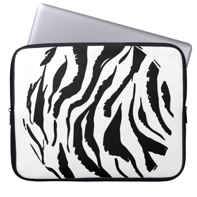 Abstract geometric background pattern. Trendy Mode Laptop Sleeve (Voorkant)