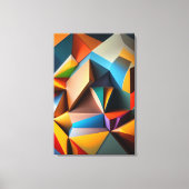 Abstract Geometric Canvas Afdruk (Voorkant)