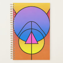 Abstract Geometric Circles Line Colorful