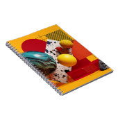 Abstract geometric colorful composition  notitieboek (Rechterzijde)