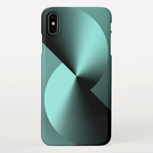 Abstract Geometric iPhone XS Max Case Hoesje (Achterkant)