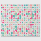 Abstract Geometric Pattern generative computationa Cadeaupapier (Vlak)