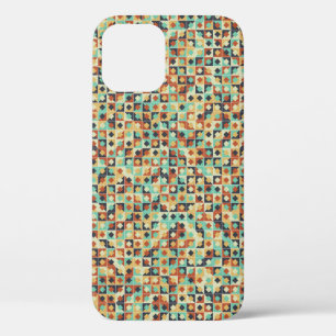 Abstract Geometric Pattern generative computationa iPhone 12 Hoesje