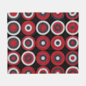 Abstract Geometric Pattern generative computationa Fleece Deken (Voorkant (Horizontaal))