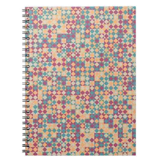 Abstract Geometric Pattern generative computationa Notitieboek (Voorkant)