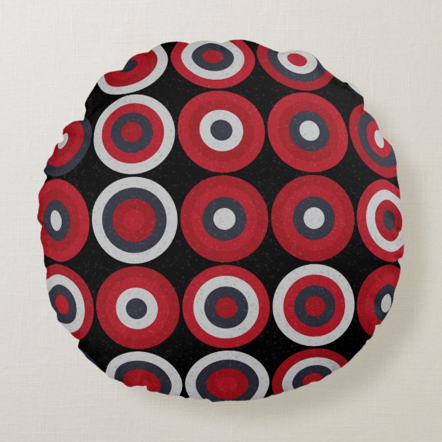 Abstract Geometric Pattern generative computationa Rond Kussen (Voorkant)