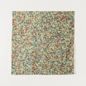 Abstract Geometric Pattern generative computationa Wandkleed (Voorkant (horizontaal))