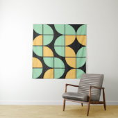 Abstract Geometric Pattern generative computationa Wandkleed (In Situ (horizontaal))