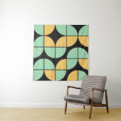 Abstract Geometric Pattern generative computationa Wandkleed (In situ)