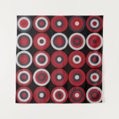 Abstract Geometric Pattern generative computationa Wandkleed (Voorkant (horizontaal))