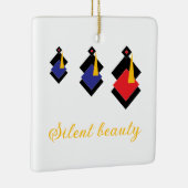 Abstract Geometric Women Modern Minimalist  Keramisch Ornament (Rechts)