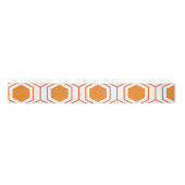 Abstract geometrical pattern in oranje and lint (Voorkant)