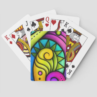 Abstract geometrisch #2 pokerkaarten