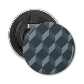 Abstract geometrisch achtergrondpatroon button flesopener (Voorkant)