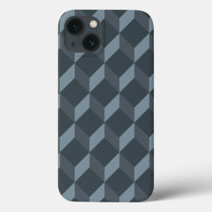 Abstract geometrisch achtergrondpatroon iPhone 13 hoesje