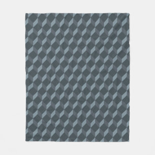 Abstract geometrisch achtergrondpatroon fleece deken