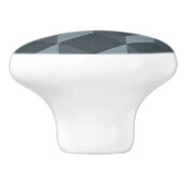 Abstract geometrisch achtergrondpatroon keramische knop (Zijkant)