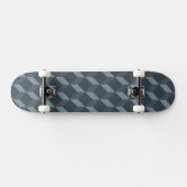 Abstract geometrisch achtergrondpatroon skateboard (Horizontaal)