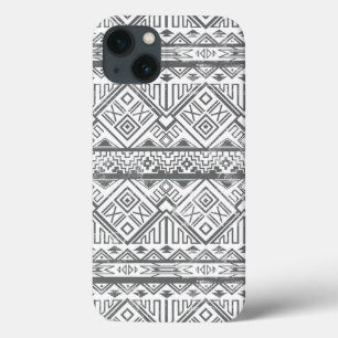 Abstract Geometrisch Aztec Patroon 2 iPhone 13 Hoesje