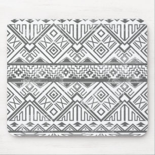 Abstract Geometrisch Aztec Patroon 2 Muismat