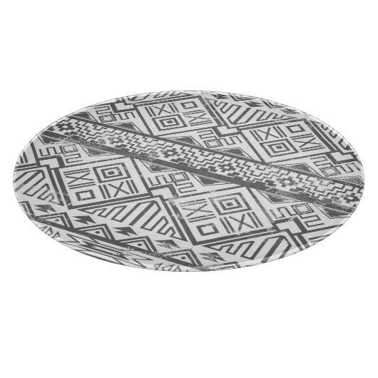 Abstract Geometrisch Aztec Patroon 2 Snijplank (Hoek)