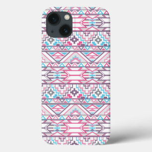 Abstract Geometrisch Aztec Patroon 3 iPhone 13 Hoesje