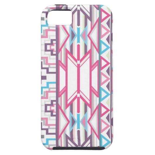 Abstract Geometrisch Aztec Patroon 3 Case-Mate iPhone Case (Achterkant)