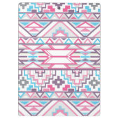 Abstract Geometrisch Aztec Patroon 3 Klembord (Achterkant)