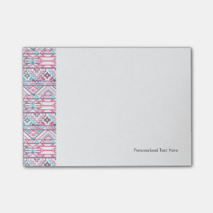 Abstract Geometrisch Aztec Patroon 3 Post-it® Notes