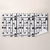 abstract geometrisch badhanddoek (Badhanddoek)