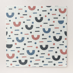 Abstract Geometrisch Boho Patroon Legpuzzel