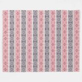 Abstract geometrisch boho stijgpatroon. fleece deken (Voorkant (Horizontaal))