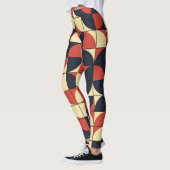 Abstract geometrisch: computationele kunst. leggings (Links)